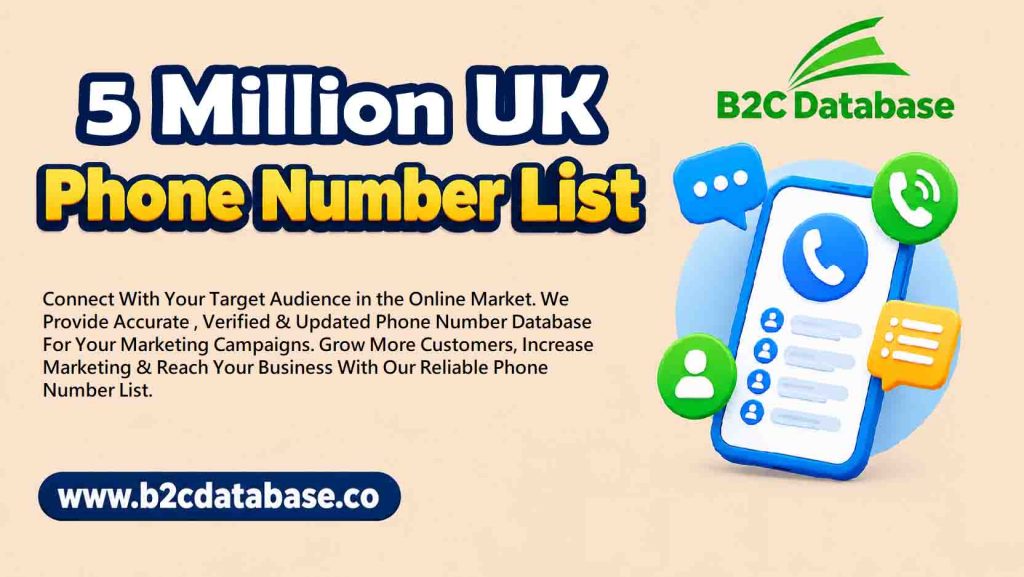 5 Million UK B2C Phone Number List